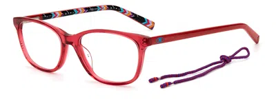 M Missoni Ladies Cherry Rectangular Eyeglass Frames Mmi-0008-8cq