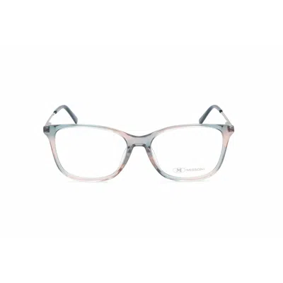 M Missoni Ladies Green Square Eyeglass Frames Mmi-0015/sam