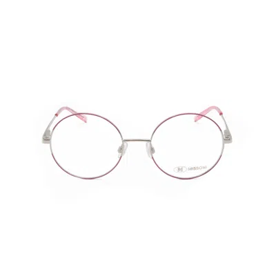 M Missoni Ladies Red Round Eyeglass Frames Mmi-0022/sam