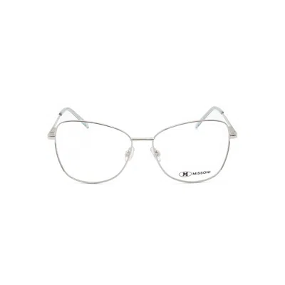 M Missoni Ladies Silver Tone Cat Eye Eyeglass Frames Mmi-0102/sam