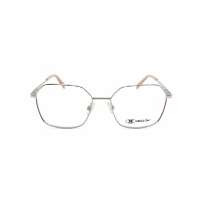 M Missoni Ladies Silver Tone Geometric Eyeglass Frames Mmi-0103/sam