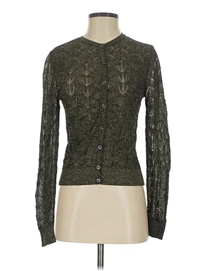 Pre-owned M Missoni Long Sleeve Blouse In Green