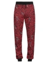 M Missoni Man Pants Tomato Red Size Xl Polyester, Cotton In Tomato Red