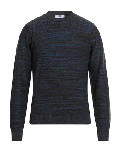 M Missoni Man Sweater Chocolate Brown Size Xxl Wool
