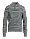 M Missoni Man Sweater Grey Size Xl Wool In Gray