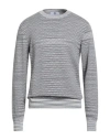 M Missoni Man Sweater Light Grey Size Xxl Cotton In Gray