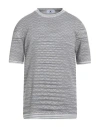 M Missoni Man Sweater Light Grey Size Xxl Cotton In Gray