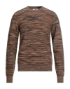 M Missoni Man Sweater Sand Size Xxl Wool In Neutral