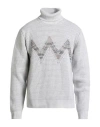M Missoni Man Turtleneck Light Grey Size Xxl Wool In Gray