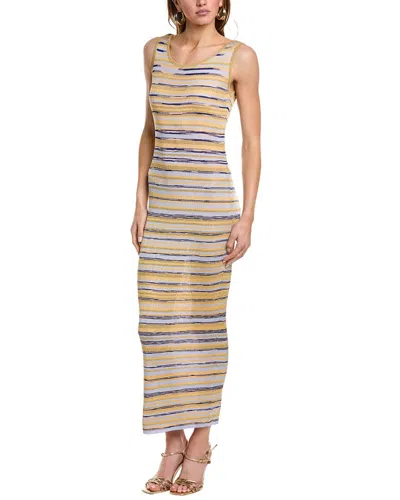 M Missoni Maxi Dress In Beige