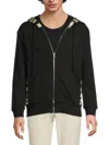 M Missoni Men's Cotton Zip Front Hoodie