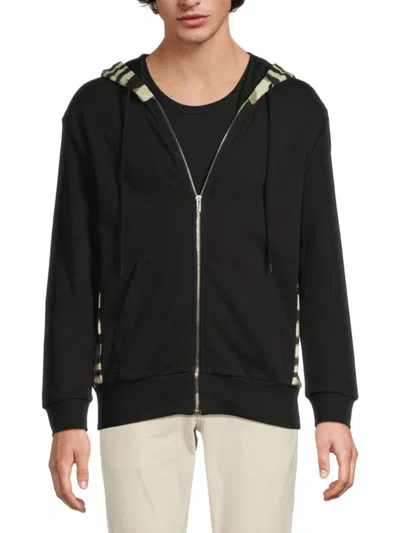 M Missoni Men's Cotton Zip Front Hoodie