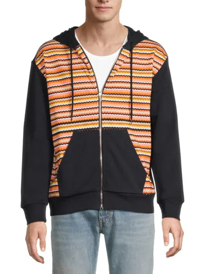M Missoni Men's Printed Hooded Jacket