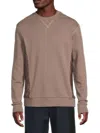 M Missoni Men's Zigzag Cotton Sweatshirt In Brown