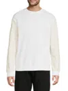 M Missoni Zig Zag Crewneck Sweatshirt In White