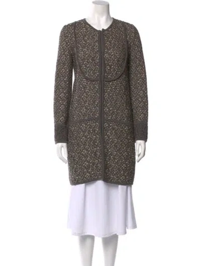 Pre-owned M Missoni Merino Wool Crew Neck Sweater In Multi