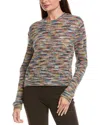 M Missoni Mesh Knit Wool In Multi