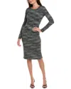 M Missoni Midi Dress In Black
