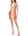 M Missoni Mini Dress In Yellow