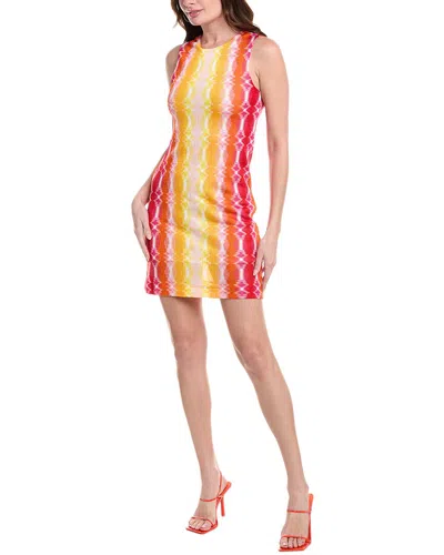 M Missoni Mini Dress In Yellow