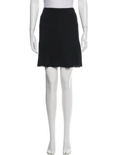 Pre-owned M Missoni Mini Skirt In Black