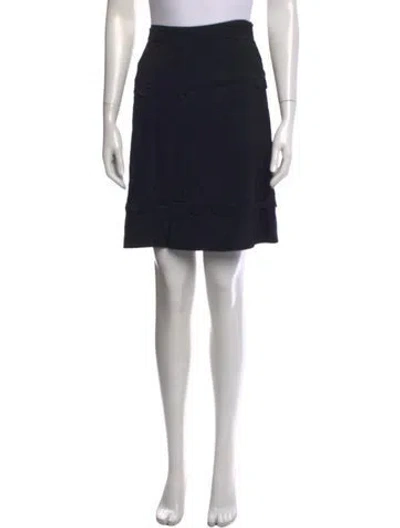 Pre-owned M Missoni Mini Skirt In Black