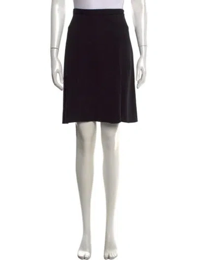 Pre-owned M Missoni Mini Skirt In Black