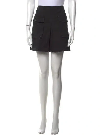Pre-owned M Missoni Mini Skirt In Black