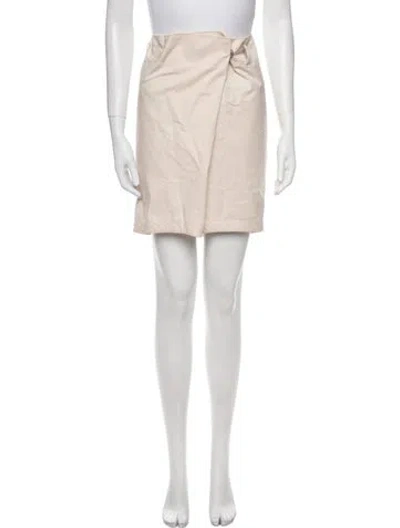 Pre-owned M Missoni Mini Skirt In Neutral