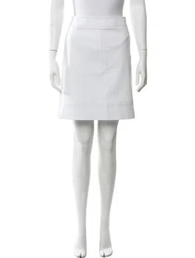 Pre-owned M Missoni Mini Skirt In White