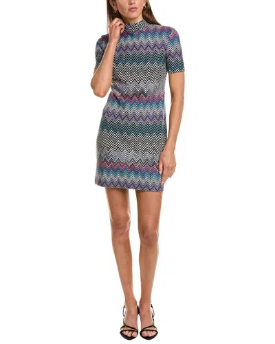M Missoni Mini Wool Dress In Multi