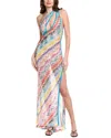 M Missoni Missoni Halter Maxi Dress In Pink