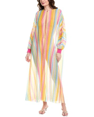 M Missoni Missoni Maxi Caftan In Yellow