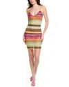 M Missoni Missoni Mini Dress In Purple