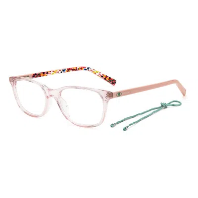M Missoni Multicolor Acetate Frames In Pink