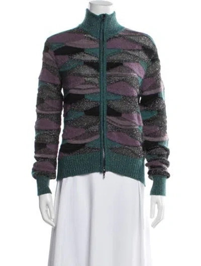 Pre-owned M Missoni Nylon Patterned Sweater