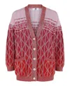 M Missoni Oversized Wool-blend Cardigan In Multi