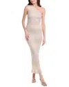 M Missoni One-shoulder Maxi Dress In Pink