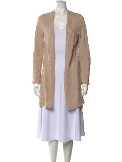 Pre-owned M Missoni Open Front Sweater In Neutrals