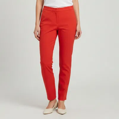 Pre-owned M Missoni Orange Stretch Satin Trousers M