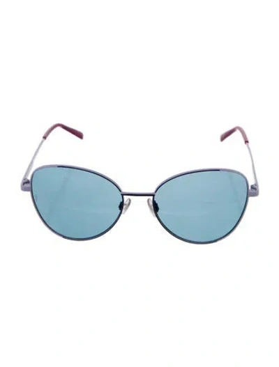 Pre-owned M Missoni Oversize Tinted Sunglasses In Purple