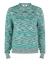M Missoni Oversized Zigzag Sweater In Blue
