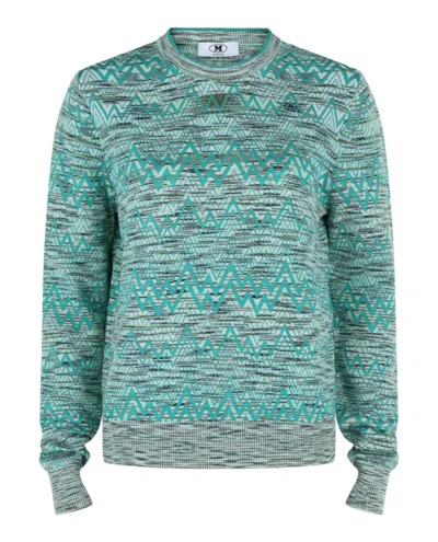 M MISSONI OVERSIZED ZIGZAG SWEATER
