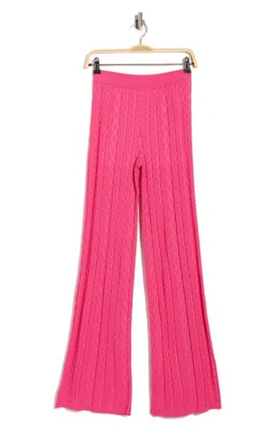 M Missoni Pantalone Pull-on Wide Leg Pants In Pink