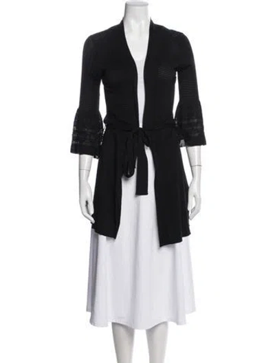 Pre-owned M Missoni Patterned Jacket In Black