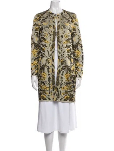 Pre-owned M Missoni Patterned Jacket In Neutrals