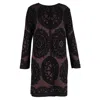 M Missoni Patterned Knit Short Coat In Brown Viscose In Brown