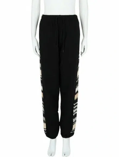 Pre-owned M Missoni Patterned Loungewear Pants W/ Tags In Black