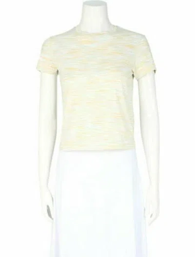 Pre-owned M Missoni Patterned T-shirt W/ Tags In White