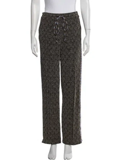 Pre-owned M Missoni Patterned Wide Leg Pants